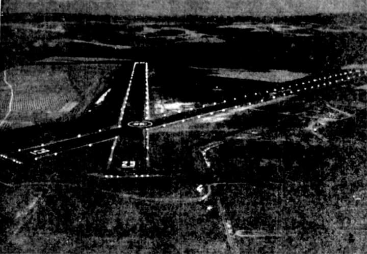 Aug 5 1948 turned runway lights on 1st time